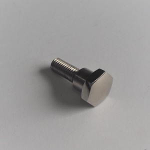 Screw for manual gear lever, for gearbox, for 11 mm hole, stainless steel, polished, Jawa Special