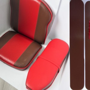 Seat sidecar + side-plate + motorcycle seat, complete,  leatherette, VELOREX 560/561