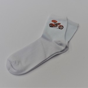 Socken mit Druck, L, Jawa 500 OHC