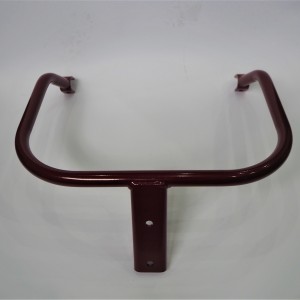 Engine Guard Crash Bar Protector, steel, painted red, Jawa 350 Kyvacka, Panelka