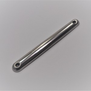 Trim strip, side under seat, 16 cm, stainless/polished, CZ 501/502 Scooter