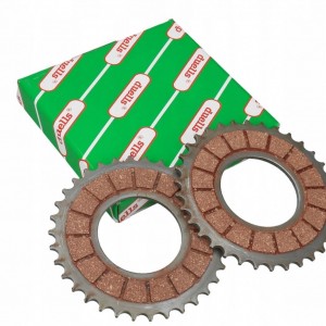 Clutch plates, 2 pieces, DUELLS, Jawa 50