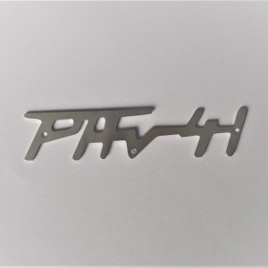 Inscription  PAV 41 aluminum 1mm