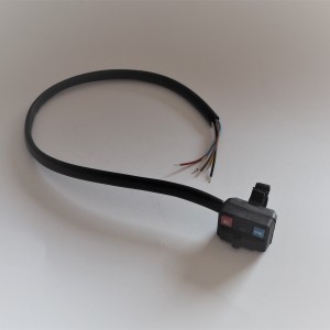 Headlight dimmer switch with/horn button, Plastic, Jawa Babetta