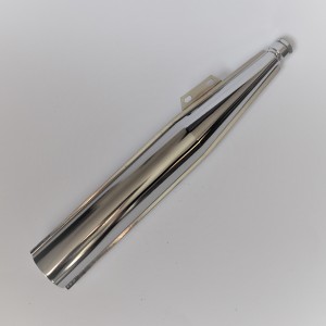 Exhaust silencer, chrome, Jawa Babetta