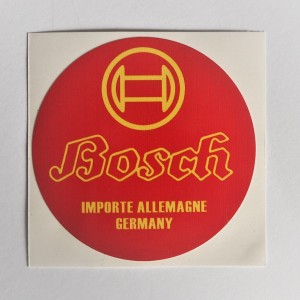 Sticker BOSH, diameter 53 mm, Jawa, CZ