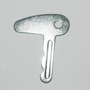 Key for switch box with amperemeter, metallic, Jawa, CZ