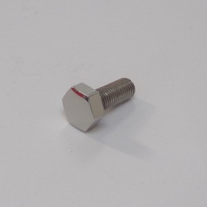 Screw M8/1x16, head 14mm, stainless steel, polished, Jawa Perak, OHC