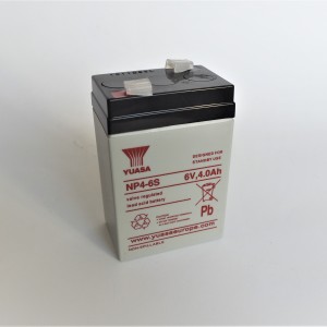 Motorradbatterie, Gel, NP4-6S 6V 4.0Ah, 70x45x103 mm, Jawa, CZ