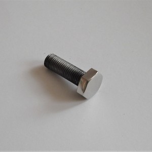 Schraube M8/1x25, Kopf 14mm, Edelstahl, poliert, Jawa Perak