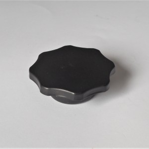 Cap of fuel tank, steel, black, Jawa Babetta, CZ  476, 477