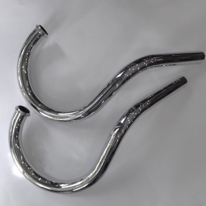 Exhaust pippes, chrome, VELOREX 350