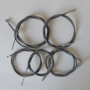 Bowden cables for 5 piece, grey, Jawa 50 type 21-23