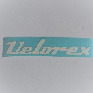 Aufkleber, VELOREX, 150 x 25 mm, weiß