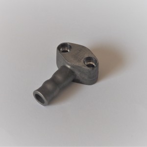 Oil hose nozzle, stainless, Jawa 500 OHC