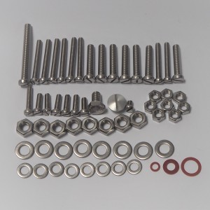 Screw set for engine, stainless steel, Jawa 638-640