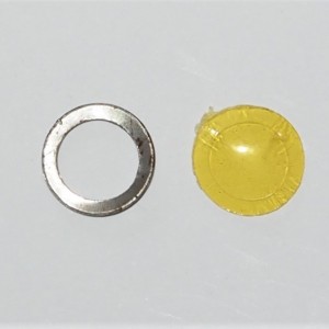 Neutral gear indicator, yellow plastic, Jawa Perak, Kyvacka, OHC