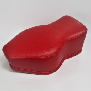 Seat, leatherette, red, Jawa 250/230 Libenak