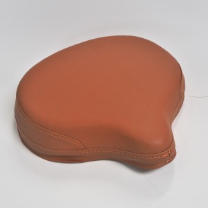 Seat front, half-leather, light brown, Jawa Perak, CZ 150C