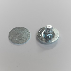 Cover for axle of rear fork with grease nipple, zinc, Jawa 550/555