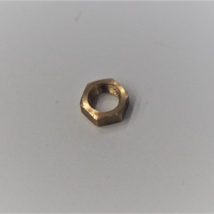 Nut of carburetor adjustment screw, M6x0,75mm, brass, Jawa, CZ