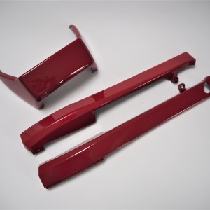 Seat plastic, red, Jawa 638-639