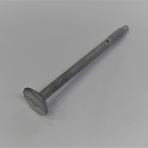 Bolt of swing arm spindle, 144 mm, with oiling tube, original Jawa 250 Kyvacka, Panelka