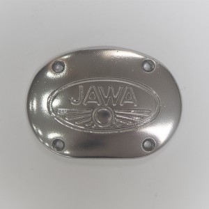 Nockenwellenrad Deckel, elektrochemisch poliert, Jawa 500 OHC 01, 02