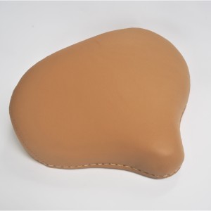 Seat front, leather, beige