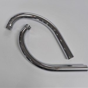 Exhaust pipe, chrome, Jawa 350 Californian