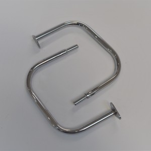 Side handrail, right left, chrome, Jawa 634-640