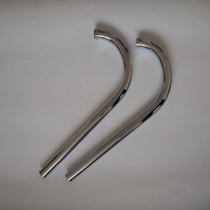 Exhaust pippes, chrome, Jawa 350 Ogar