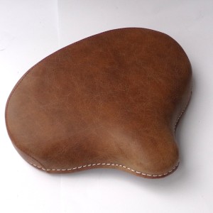 Seat front, retro leather, brown, Jawa 250 Perak FJ, 350 Ogar