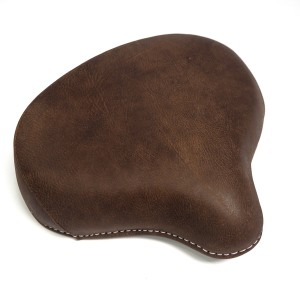 Seat, front, retro leather, dark brown