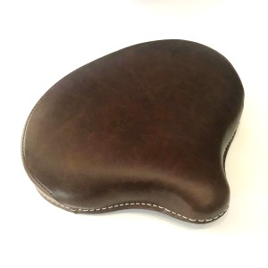 Seat front, retro leather, brown