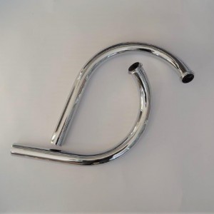 Exhaust pipe for cigar, chrome, Jawa 250 typ 353 Kyvacka