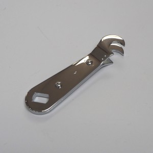Front brake plate lever, chrome, Jawa Villiers, Special