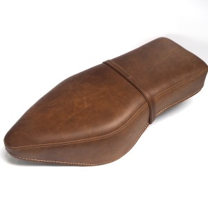 Seat, retro leather, brown, Jawa 500 OHC 02