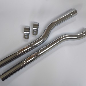 Exhaust pipe, chrome, Jawa 500 OHV series I