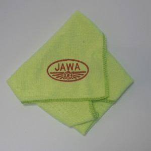 Mikrofasertuch, 30 x 30 cm, hellgrün, Java-Logo