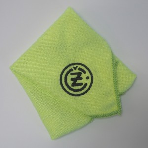 Mikrofasertuch, 30 x 30 cm, hellgrün, CZ-Logo