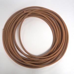 High voltage cable to spark plug, beige colour, 0,5 m, Jawa, CZ