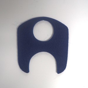 Pad under fuel tank filler cap, blue, Jawa Babetta 207