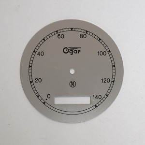 Ciferník tachometru 0-140km/h, Jawa 350 Ogar