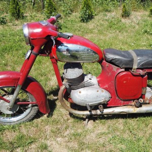 JAWA 350 typ 360 Panelka REGISTERED 17