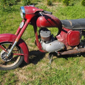 JAWA 350 typ 360 Panelka REGISTERED 18