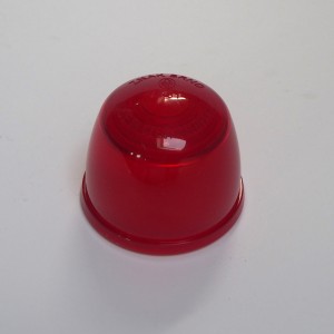 Cover for turn signal, red, ZNAK BRNO, CZ 471/472, VELOREX