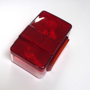 Rear lamp glass, on the original lamp, Jawa Babetta 210