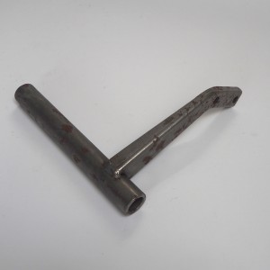 Swingarm pin with exhaust bracket, Jawa Babetta 210