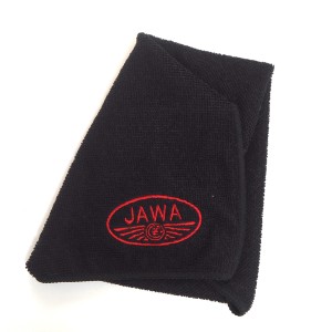 Microfiber cloth, 30 X 30 cm, black, Java logo
